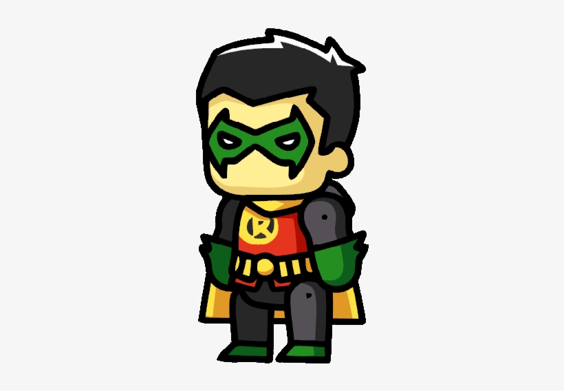 Damian Wayne - Scribblenauts Batman, transparent png download
