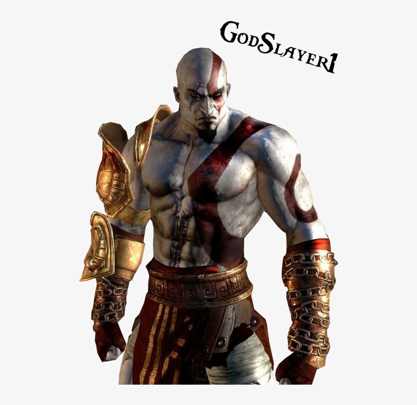 527kib, 539x720, Kratos God Of War Render By Godslayer1-d4v0aa9 - God Of War Render, transparent png download