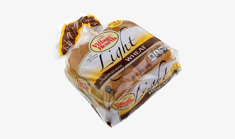 Light Wheat Hamburger Buns - Village Hearth Light Hamburger Buns, transparent png download