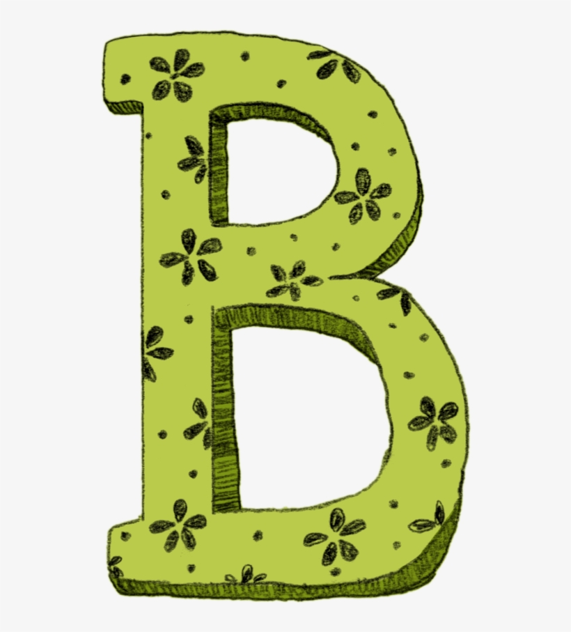 Sketch Letter B - Colorful Letter B, transparent png download