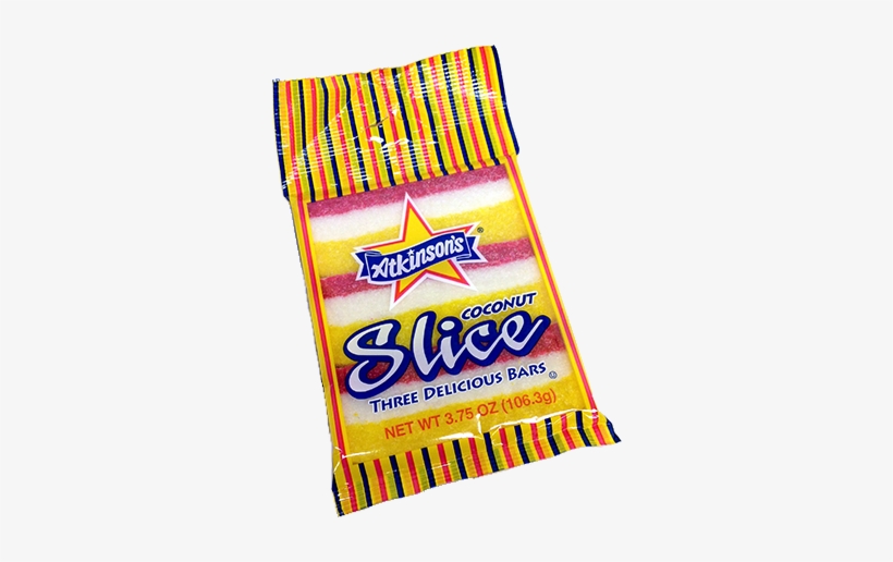 Atkinson's Coconut Slice - Red White And Yellow Coconut Bar, transparent png download