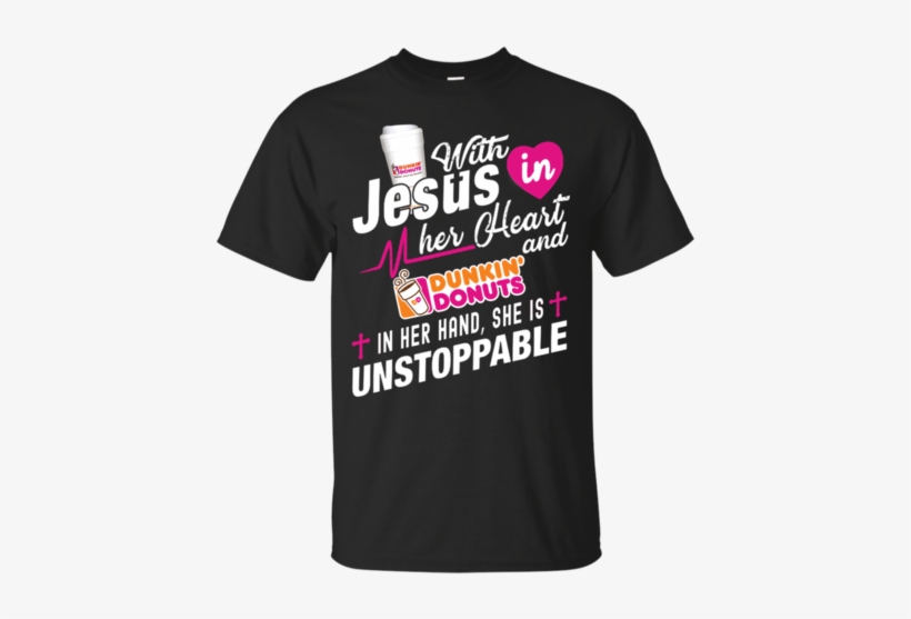Great With Jesus In Her Heart And Dunkin Donuts Coffee - Dunkin Donuts K-cups Dark Roast - 96 K-cups, transparent png download