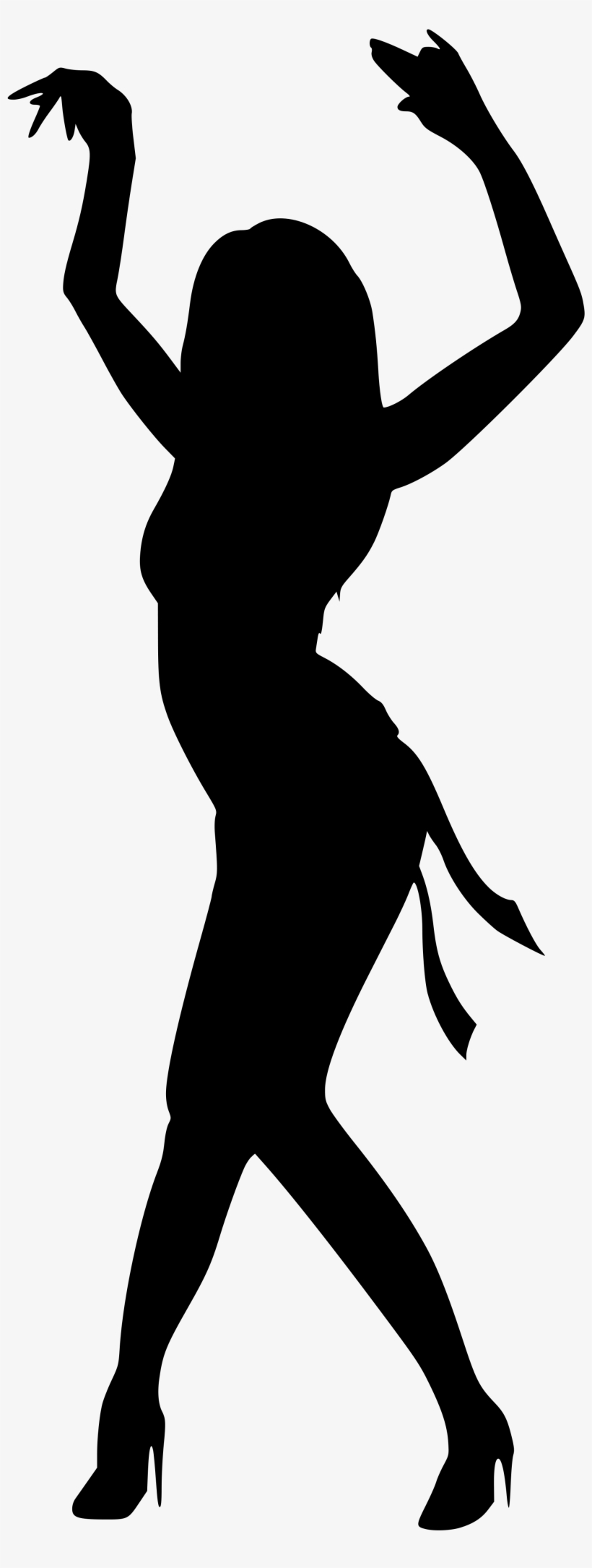 Open - Silhouette Vampire Clipart, transparent png download