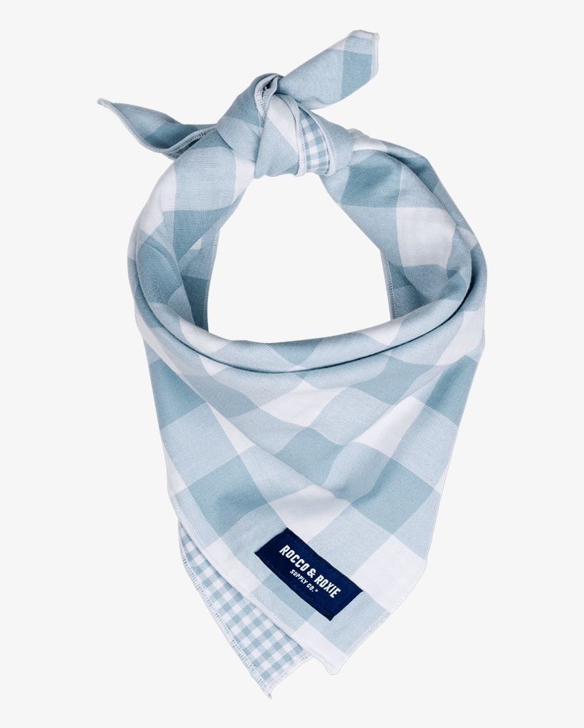 Fog Gingham - Water Bottle, transparent png download