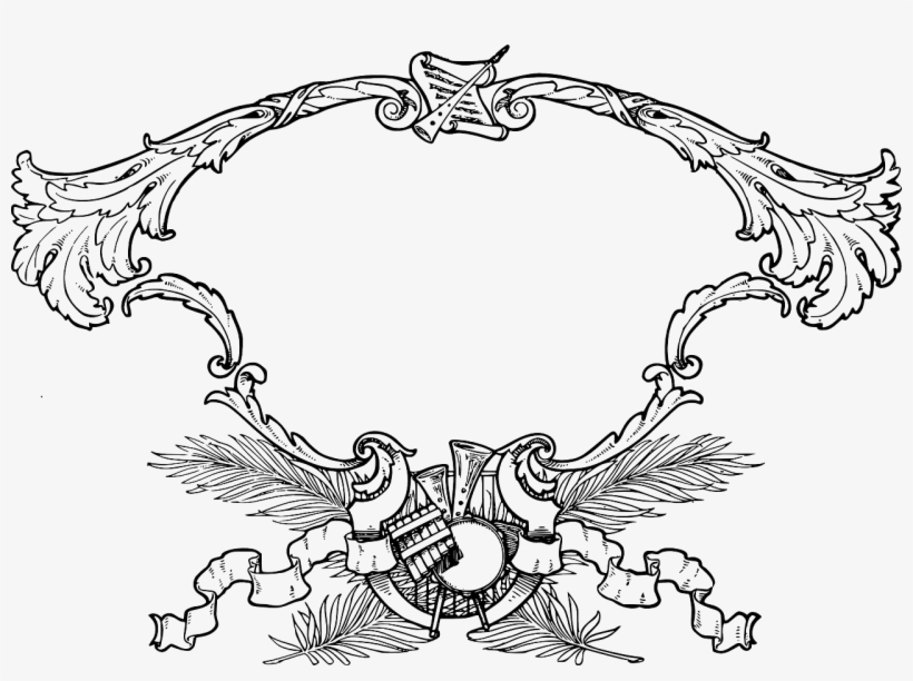 Frame Certificate Border - Schubert's Serenade By D. Krug, transparent png download