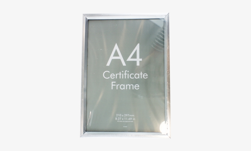 Gold New A4 Certificate Photo Picture Frames Silver - Makeup Mirror, transparent png download