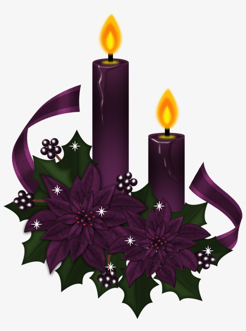 Velas & Lamparinas - Clip Art Christmas Candles, transparent png download