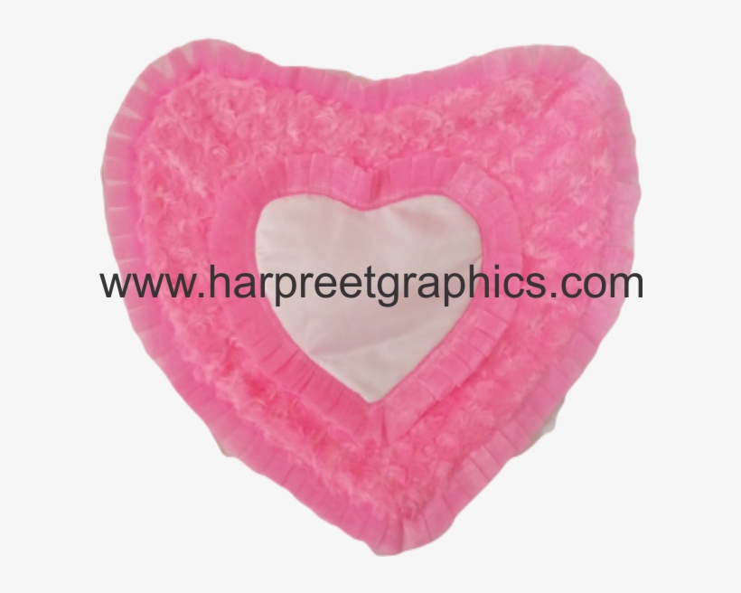 Harpreet Graphics Customised Cushion Double Frill - Cushion, transparent png download