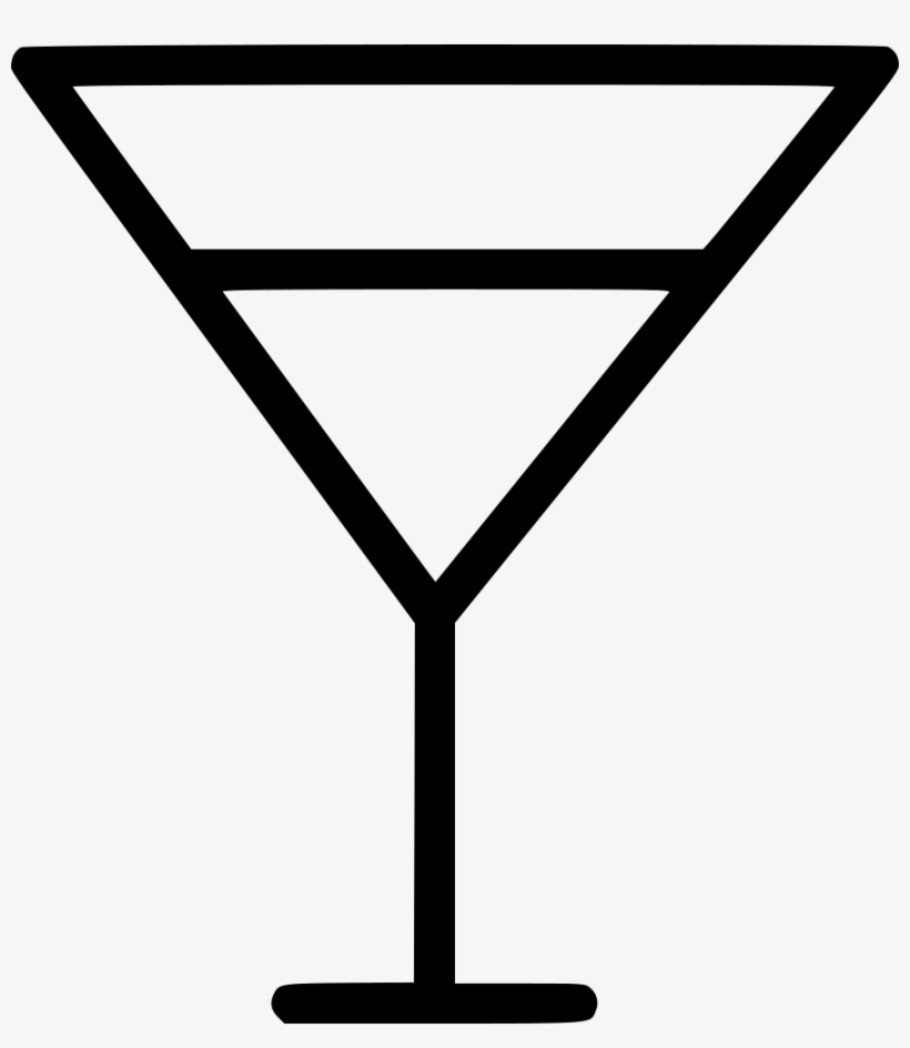 Martini Glass Comments - Martini Glass Icon Png, transparent png download