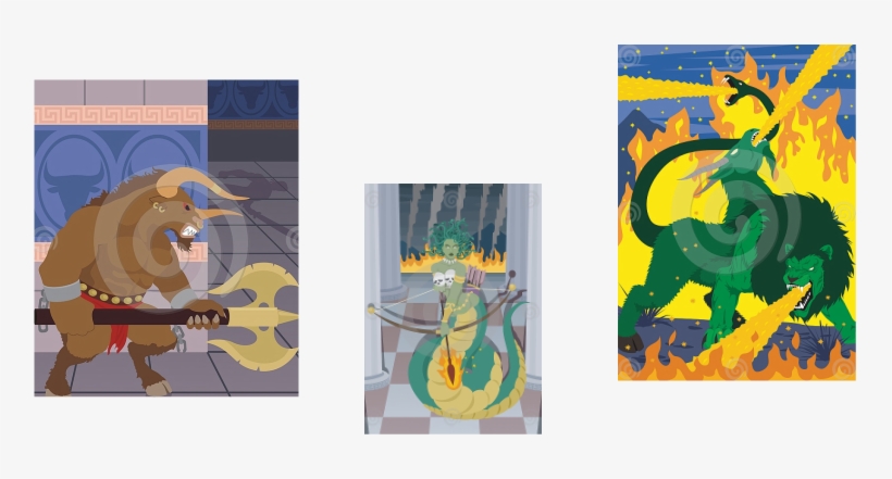 Research Any One Greek Mythical Creature Or Monster - Monster, transparent png download