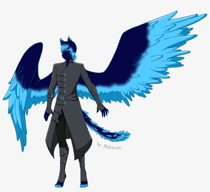 Blue Feather - Illustration, transparent png download