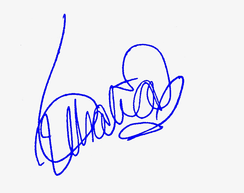 Firma De Thalía - Firma De Luis Miguel, transparent png download