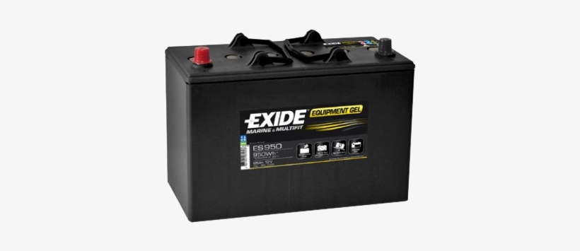 Marinas Y Usos Múltiples - Exide Exide Equipment Gel, Battery, Starter Battery, transparent png download