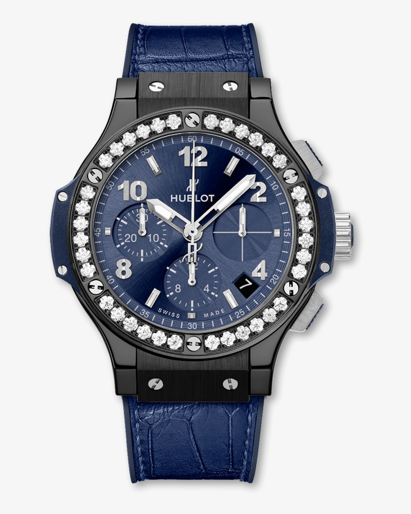 Big Bang Ceramic Blue Diamonds - Blancpain 5000 0240 Naoa, transparent png download