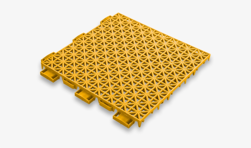 Single Sample Court Tile In Yellow - Taiwan Taoyuan International Airport, transparent png download