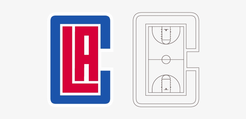 The 'la' Monogram That They've Come Up With Was Based - Los Angeles Clippers Logo Png, transparent png download