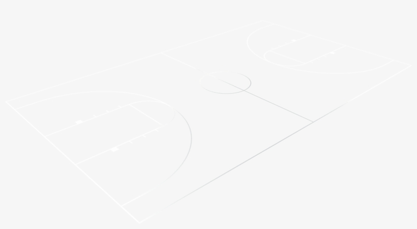 Concrete Pad Main Court Color Court Border Basketball - Basketball, transparent png download