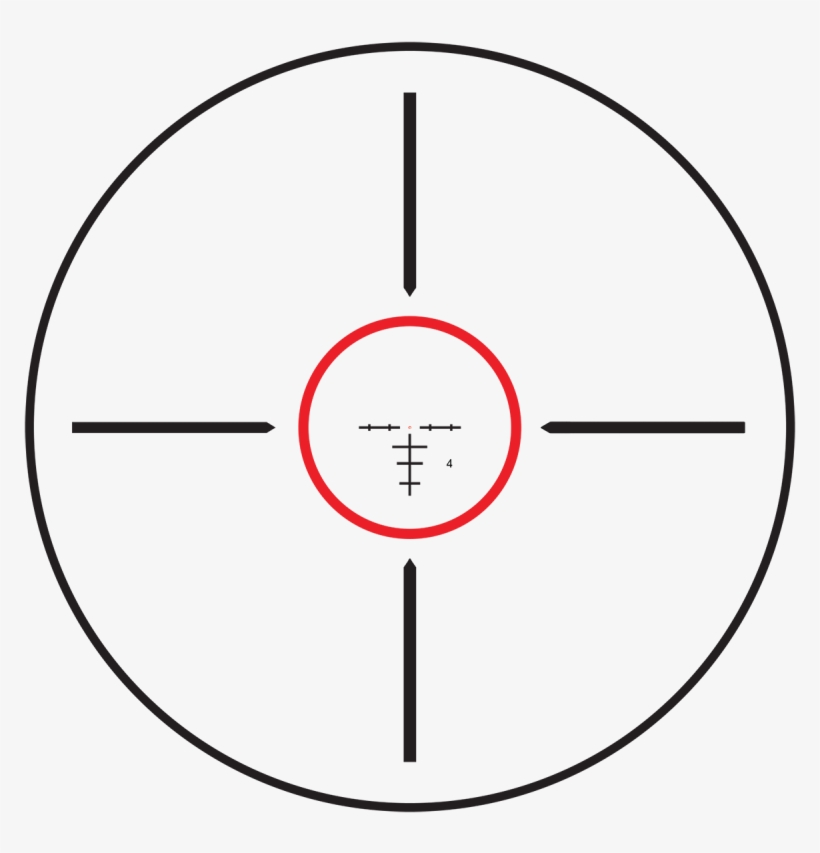 Ballistic Circle Dot - Rifle, transparent png download