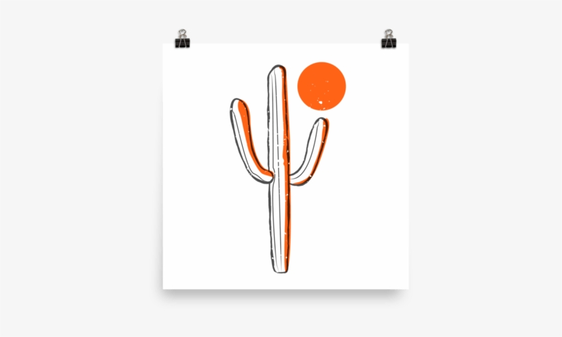 “saguaro” Print - Sign, transparent png download