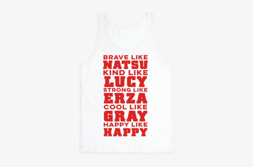 Fairy Tail Personality Tank Top - Fairy Tail Lucy T Shirt, transparent png download