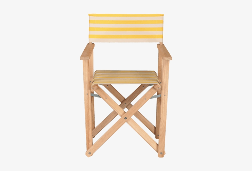 Yellow Director Chair Lido - Folding Chair, transparent png download