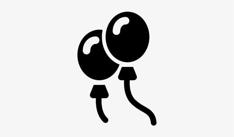 Two Balloons Vector - Icona Palloncini, transparent png download