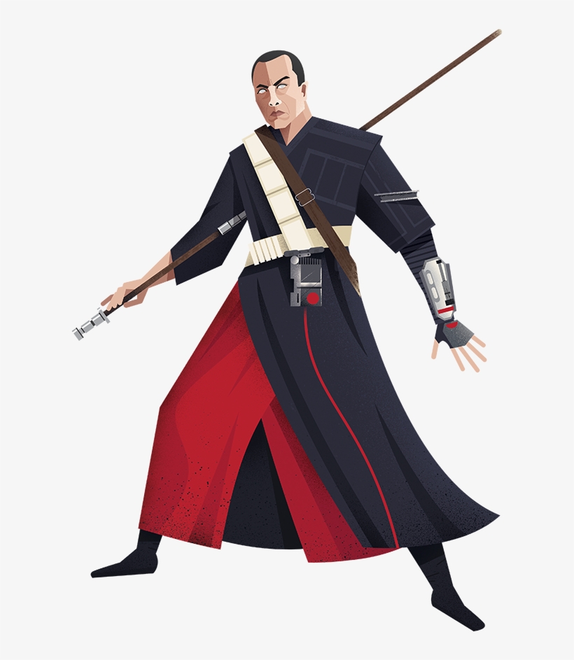 Chirrut Îmwe - Chirrut Transparent Star Wars, transparent png download