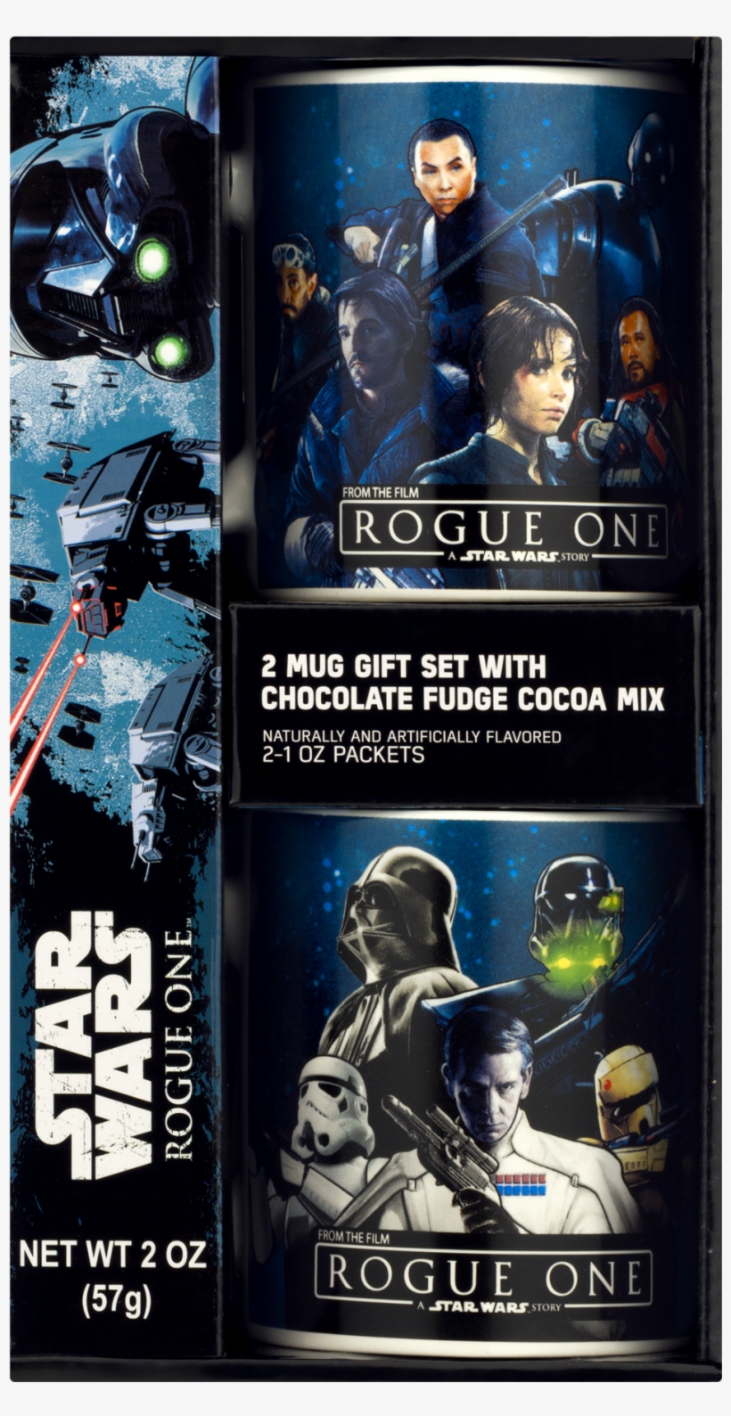 Star Wars Rogue One 2 Mug Gift Set With Chocolate Fudge - Star Wars, transparent png download