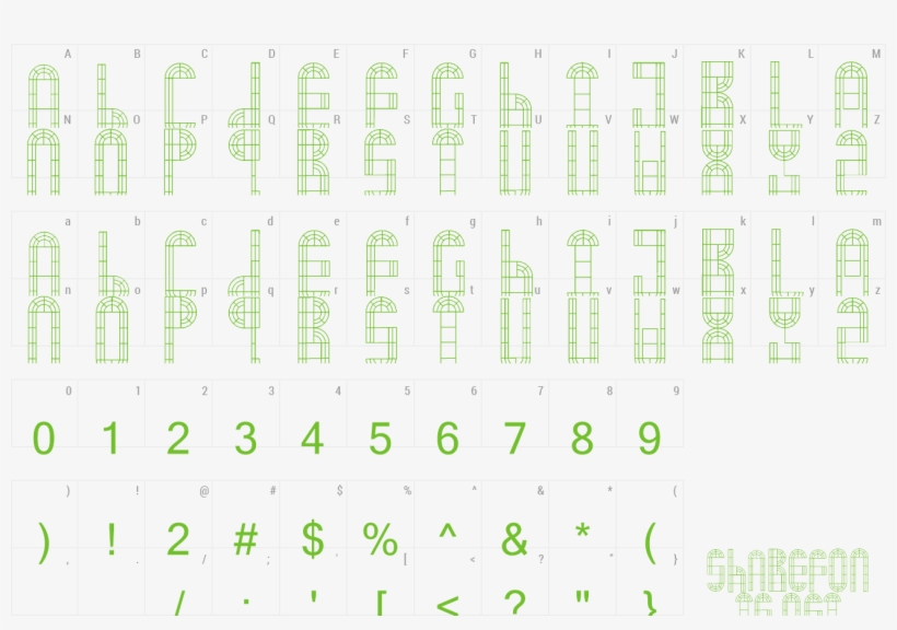 Font Arch Window Preview - Number, transparent png download
