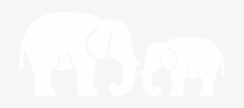Danny 2017 09 26t18 - Elephant Icon White, transparent png download