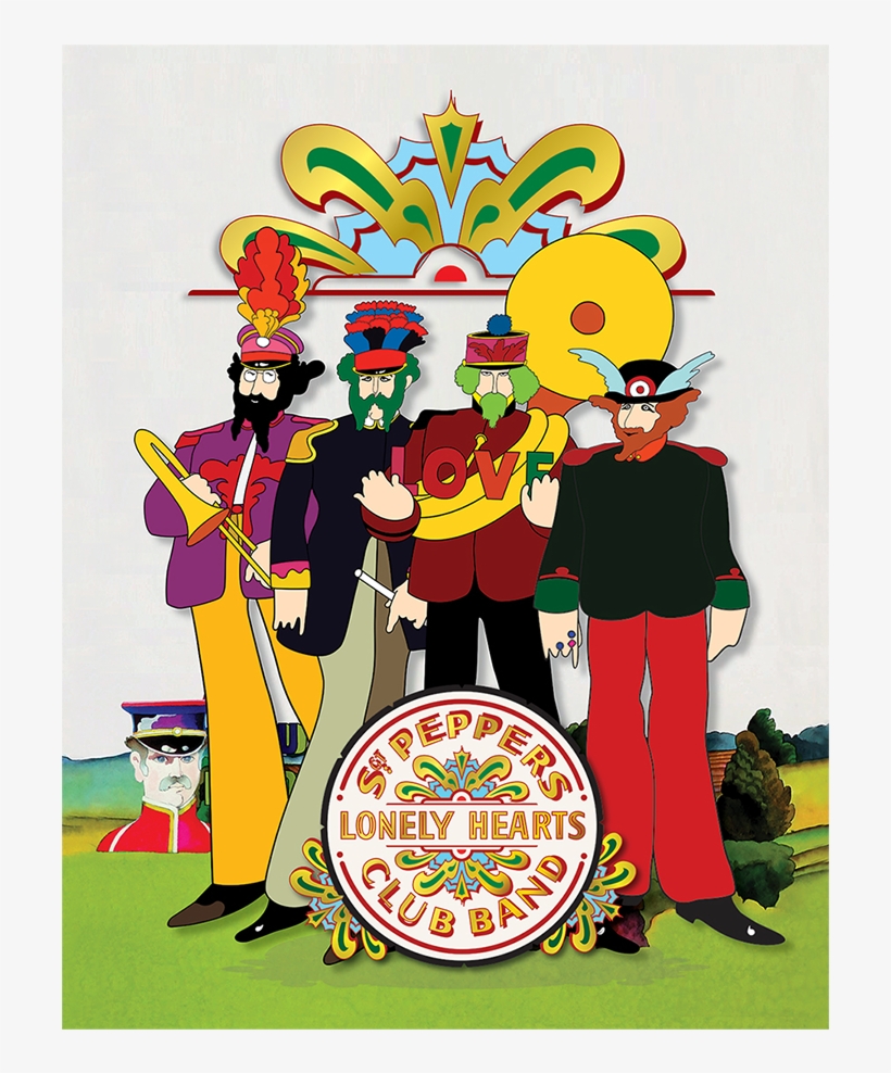 Double Tap To Zoom - Yellow Submarine Beatles Sgt Pepper, transparent png download
