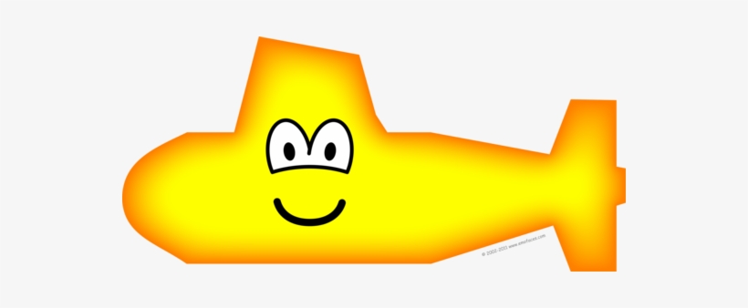Submarine Emoticon - Smiley Submarine, transparent png download
