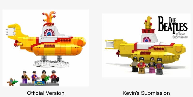 1 / - Lego 21306 The Beatles Yellow Submarine, transparent png download