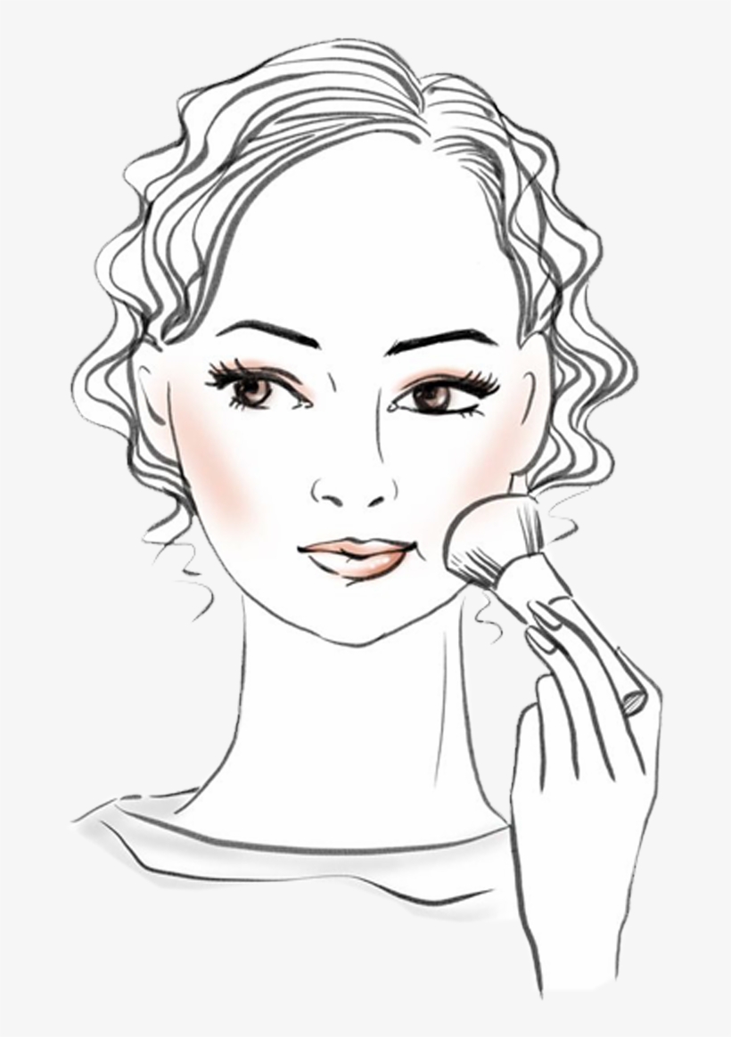 Clip Free Make Up Girl Transprent - Cosmetics, transparent png download