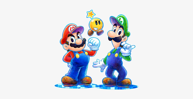 Mario And Luigi Embark On The Adventure Of Their Dreams - Mario And Luigi Dream Team Bros Artwork, transparent png download