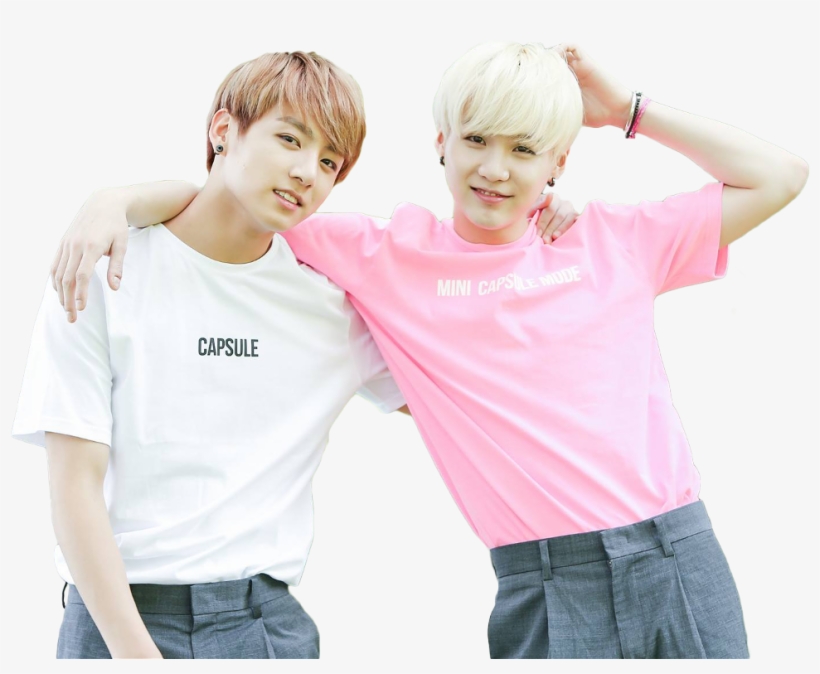 Clip Art Black And White Stock Bangtanboys Bts Sugakookie - Yoongi And Jungkook Png, transparent png download