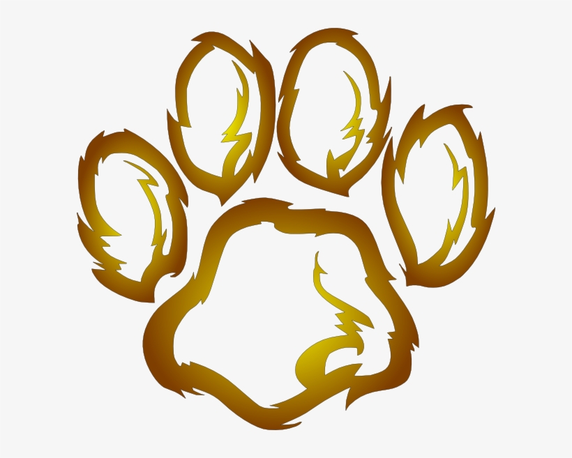Small - Lion Paw Print Png, transparent png download