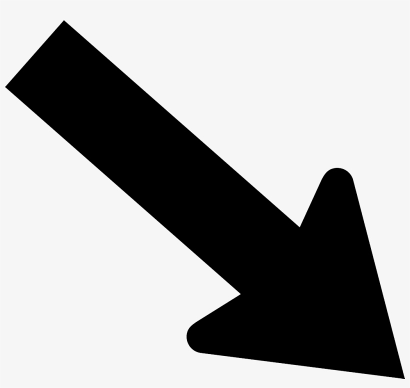 Right Clipart Black Arrow - Glogster, transparent png download