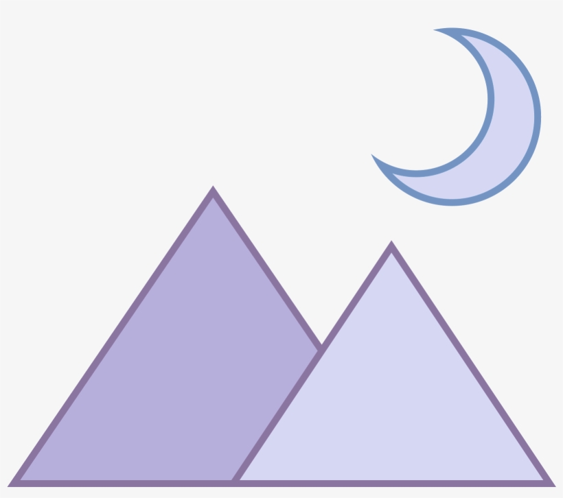 Night Landscape Cones Download Gratuito Em Png - Landscape, transparent png download