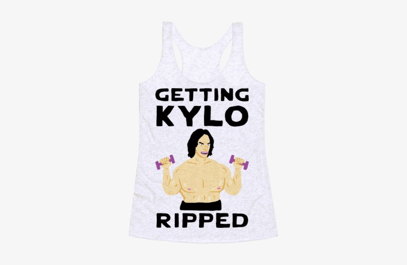 Getting Kylo Ripped Racerback Tank Top - Active Tank, transparent png download