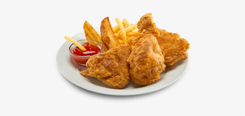 Fried Chicken And Fries Png, transparent png download