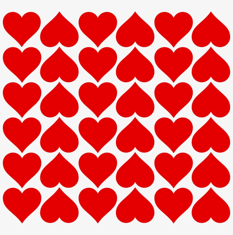 Heart Tiles Free Vector - Free Vector Heart, transparent png download