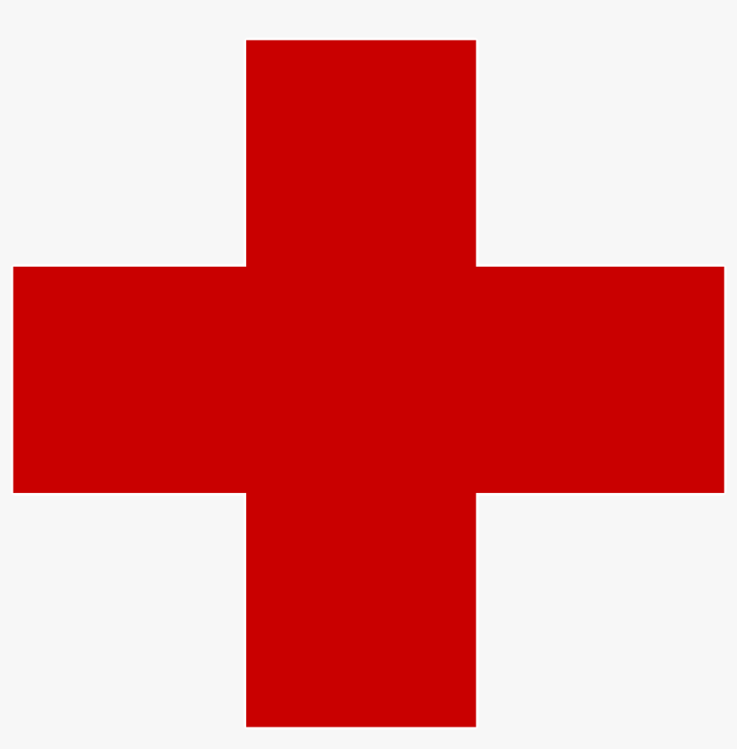 Red Cross With White Background, transparent png download
