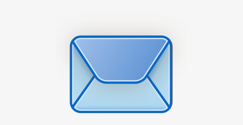 Blue Envelope Icon - Facebook Envelope, transparent png download