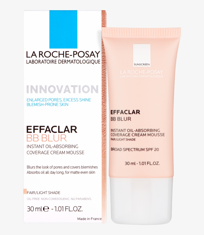 Effaclar Bb Blur Achieve An Instant Flawless Complexion - La Roche-posay Effaclar Bb Blur Instant Oil-absorbing, transparent png download