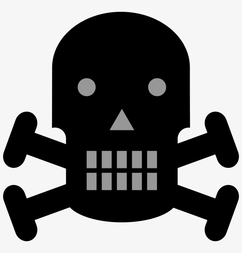 Crossbones Png - Danger Png, transparent png download