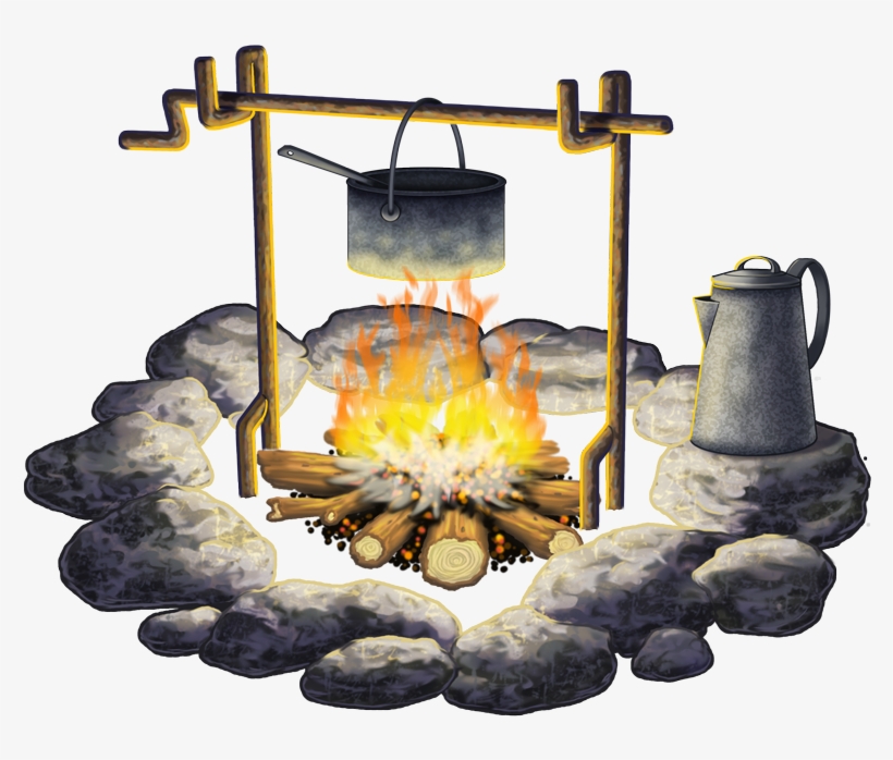 Campfire Png Transparent - Middle Ages Campfire, transparent png download