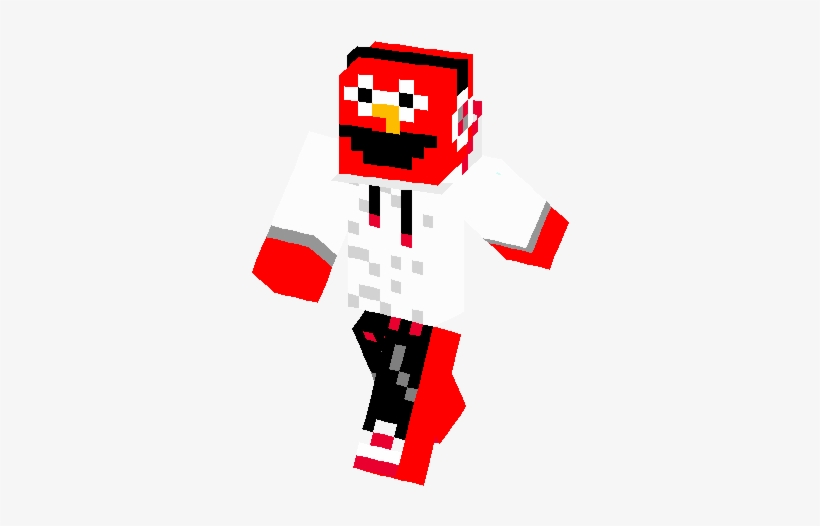 Elmo Rap Skin - Minecraft, transparent png download