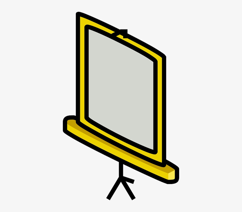 Screen, Flat, Icon, Projector, Chalkboard - Clip Art, transparent png download