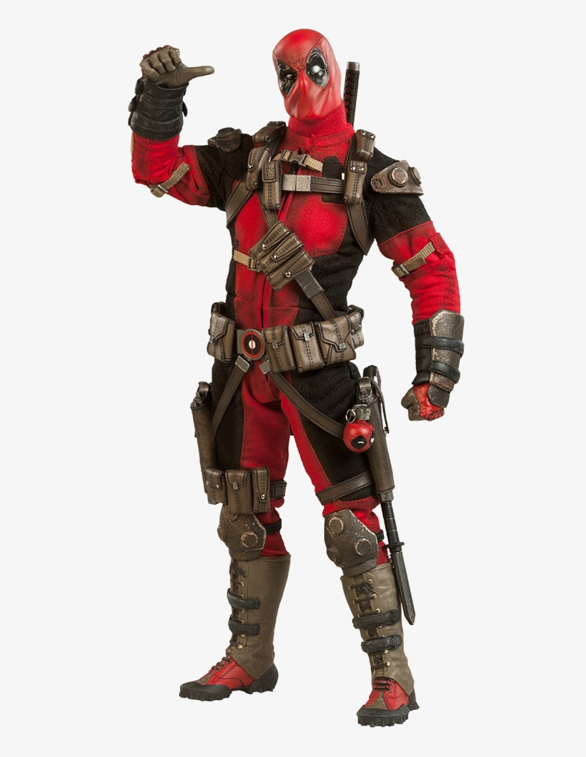 Deadpool - 1:6 Scale 12" 1:6 Scale Action Figure, transparent png download